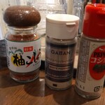 麺屋だご - 卓上調味料