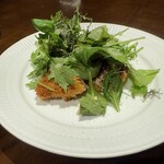 香炉 - Ｂ：カツレツサラダ