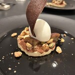 レストラン　ノリ　エ　ノジ - ・熊本県産利平栗の渋皮煮にマスカルポーネのムース
      アマレットのソルベ