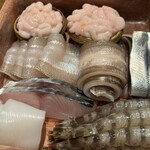 天麩羅 巽 - お好みの魚介類