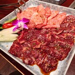 叙々苑 - 中カルビ、上ハラミ