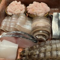 天麩羅 巽 - お好みの魚介類