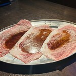 炭火焼肉 牛牛 - 佐賀牛炙りロース