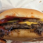 マクドナルド - 料理写真:ガーリックオニオンダブチ