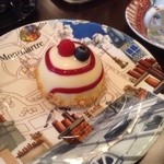 ライチとフランボワーズのムース