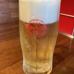 虎壱精肉店 - 生ビール