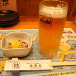 吉栄丸 - おビールと付け出し