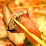 吉栄丸 - 鯖の活き造り