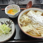 肉うどん 野島 - ゆばうどんはお肉無し