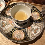 イタリア料理 今井 - 蛤　醤油の搾りかす　お出汁