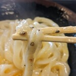 手打十段 うどんバカ一代 - モッチリカルボナーラ