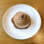 スターバックスコーヒー - 料理写真:栗とほうじ茶のモンブラン