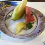 うなぎ 川松 - 季節のフルーツ