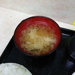 満福食堂 勝ちゃん - ５００円定食　味噌汁