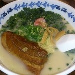 Nagasaki Ra- Men Saikaiseimenjo - 角煮ラーメンにあおさをトッピング