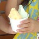 happy - ダブルカップ　マンゴーとアスパラ 400円 (2014.05.06)