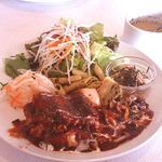 柊山ガーデン - Ｃランチ（チキングリルの野菜たっぷりランチ）2014/05/06