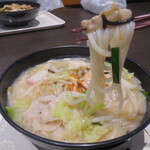 おコメの麺専門店 たねや - 白ちゃんぽん　いただきます(^^♪