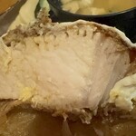 満腹工房 福龍 - 噂に違わず厚い豚ロース肉