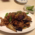 平良久亭 - 肉茄子みそ炒め