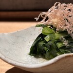 炭焼 おかげさん - 仙台雪菜のおひたし