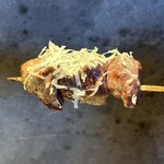 炭焼 おかげさん - 阿波尾鶏砂肝 道産山山葵