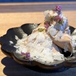 炭焼 おかげさん - 高坂鶏白肝刺し