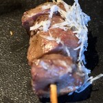 炭焼 おかげさん - 阿波尾鶏砂肝 道産山山葵