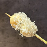 炭焼 おかげさん - 鶉玉カルボナーラ風