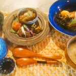 食堂 ナマケモノ - 「和食まるだし 春の炊き合わせ」定食