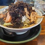 らぁめん優雅 - 中華野菜　メンマ、岩海苔トッピング