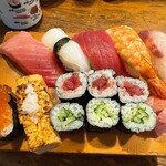 金寿し - 上寿司　1,800円