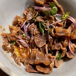 PISOLA - 殆どのテーブルで頼まれていた砂肝のペペロンチーノ