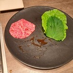 焼肉うしごろ - 冬季限定の宮城県産仙台牛の特選リブロース・その4です。
