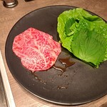 焼肉うしごろ - 冬季限定の宮城県産仙台牛の特選リブロース・その3です。