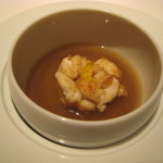 カセント - 牛蒡の茶碗蒸し仕立て　鱈の白子添え