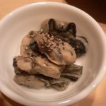 鮨処 つく田 - 牡蠣のオイル漬