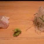 鮨処 つく田 - 刺身　ひらめ