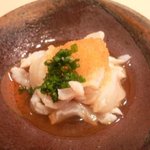 鮨処 つく田 - 真ふぐの湯引き