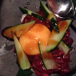 居酒屋 土間土間 - 桜ユッケ590円