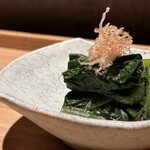 炭焼 おかげさん - 小松菜のおひたし