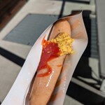 道の駅たのはた 思惟の風 - わかめフランク300円