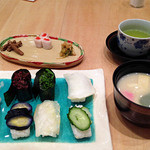 京漬物味わい処 西利 - 京漬物寿司点心　1200円＋税