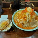 ロクゴーガッツ - 地獄ラーメン(大盛・中間地獄)&龍のめし！をば…。