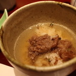 竜むら - 最後はおちゃずけ