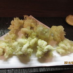 こいで - ①白子の天ぷら