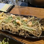酒場 やまと - 「もずくかき揚げ」(￥590)