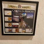 スペインレストラン 銀座エスペロ - 店内入り口階段の掲示板（2024年11月4日撮影）