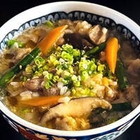牛骨だしを使ったクッパ