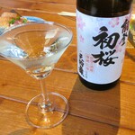 食堂 ナマケモノ - 能登初桜＋天狗舞（本醸造）